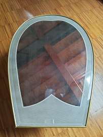 Specchio a forma di radiatore BUGATTI