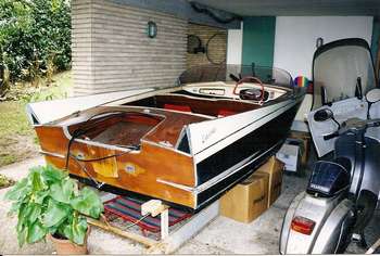 MOTOSCAFO IN LEGNO SACCARDO CADET di Schio